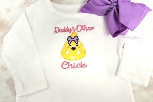Daddy s Other Chick Applique
