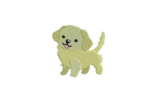 Golden Retriever Embroidery Design