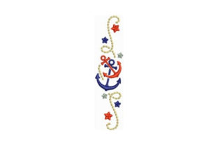 Review: Anchors Border Embroidery Design
