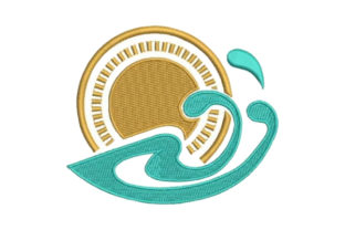 Sun and Waves Embroidery Design Review