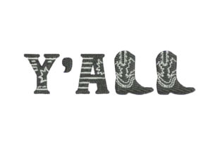 Y all: A Country-Inspired Embroidery Design